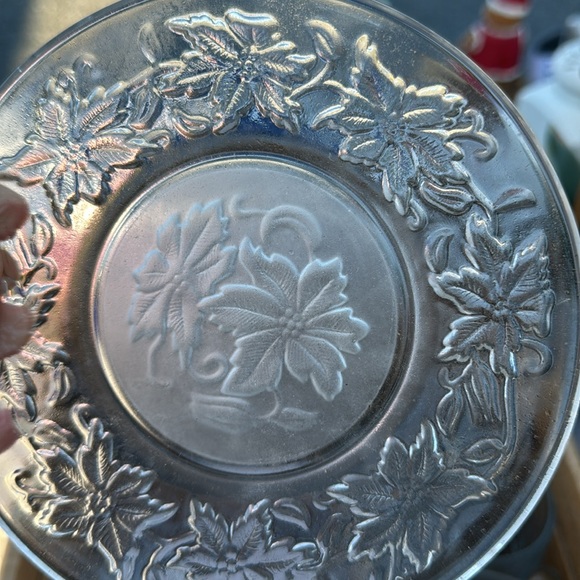 Princess House Fantasia crystal mugs and plates - Picture 2 of 4